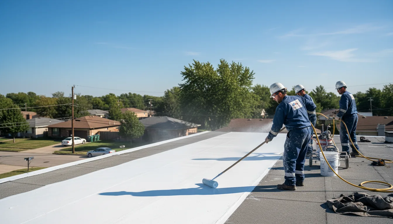 Commercial roof coating in Elk Point, SD near me